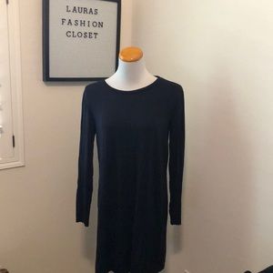 H&M basic blue shirt dress size medium